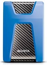 Купить ADATA DashDrive Durable HD650 - Festplatte - 2 TB - extern (tragbar) - 2.5" (6.4 cm) - USB 3.1 - 256-Bit-AES - Blau (AHD650-2TU31-CBL) в магазине wardena.ru