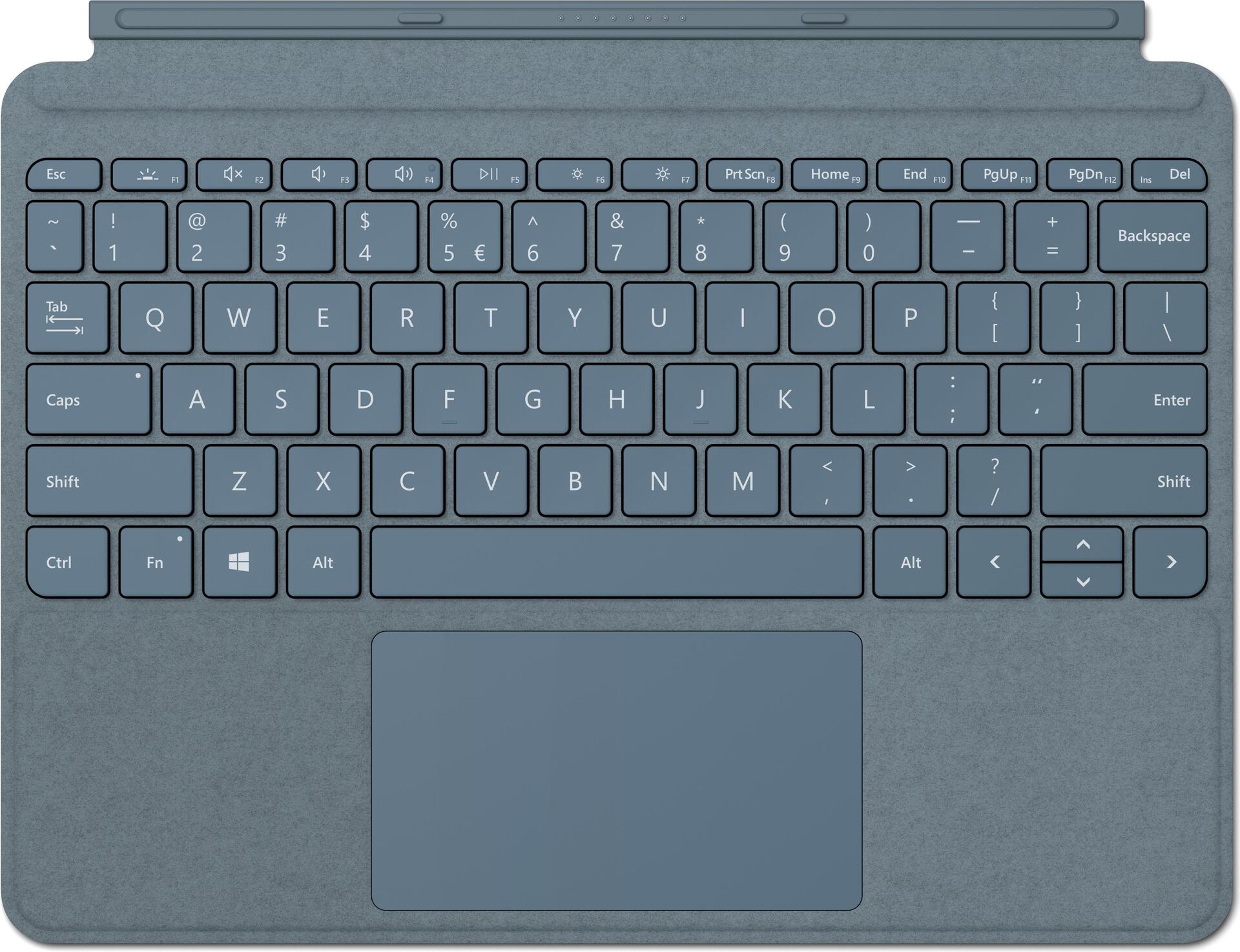 Купить Microsoft Surface Go Type Cover - Tastatur - mit Trackpad, Beschleunigungsmesser - hinterleuchtet - Englisch - Eisblau - kommerziell - für Surface Go, Go 2 (KCT-00087) в магазине wardena.ru