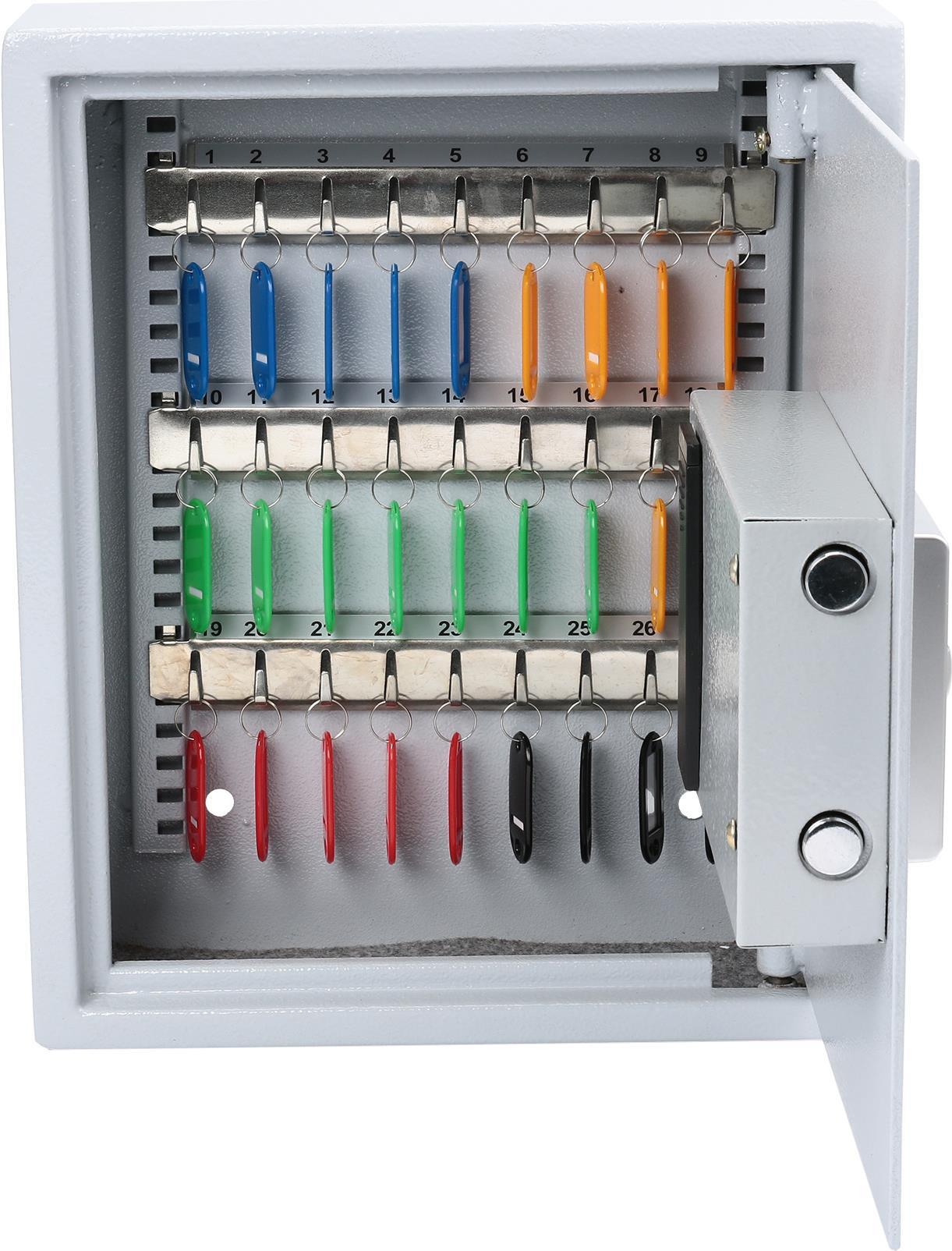 Купить Olympia GOsafe 50A - Polypropylen (PP) - Grau - 27 Haken - Code - Schlüssel - 1 Stück(e) - 360 x 300 x 100 mm (7134) в магазине wardena.ru