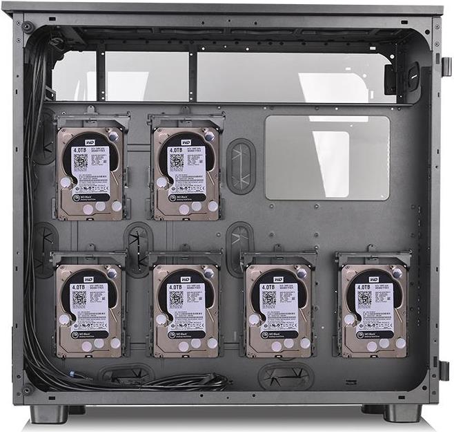 Купить Thermaltake View 91 TG RGB Ultra Tower Schwarz Computer-Gehäuse (CA-1I9-00F1WN-00) в магазине wardena.ru