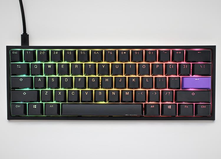 Купить Ducky One 2 Mini RGB Tastatur USB Schweiz Schwarz (DKON2061ST-ASZALAZT1) в магазине wardena.ru