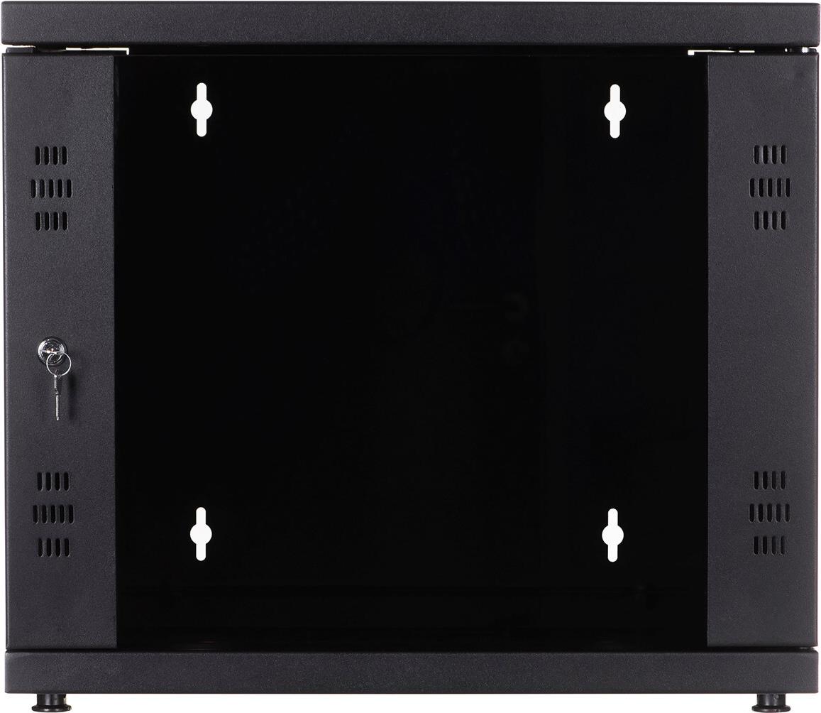 Купить Alantec 9U 19" Wandschrank, Schwarz - 450 mm (SW-9U-600-450-N-DSJ-OP-RP-F-C) в магазине wardena.ru