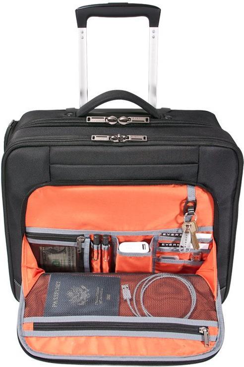 Купить Everki EKB440 Notebooktasche 40,6 cm (16" ) Trolley-Koffer Schwarz - Orange (90981) в магазине wardena.ru