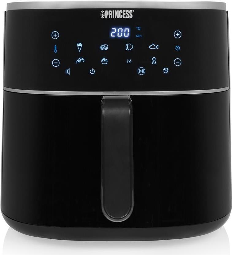 Купить Princess 01.182254.01.001 Digitaler Airfryer 8l - Heißluftfritteuse - 8 l - 200 °C - 8 Person(en) - Einzelbild - Schwarz (01.182254.01.001) в магазине wardena.ru