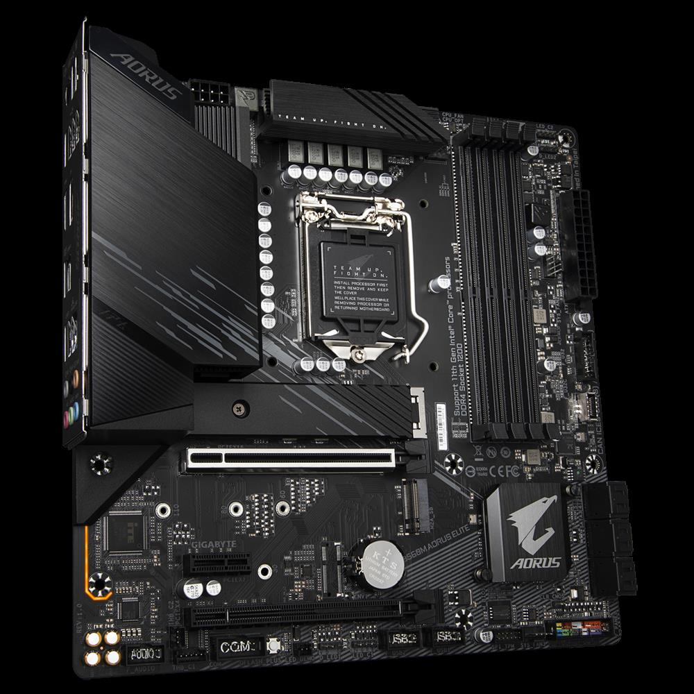 Купить Gigabyte B560M AORUS ELITE - 1.0 - Motherboard - micro ATX - LGA1200-Sockel - B560 - USB-C Gen2, USB-C Gen1, USB 3.2 Gen 1, USB 3.2 Gen 2 - 2.5 Gigabit LAN - Onboard-Grafik (CPU erforderlich) - HD Audio (8-Kanal) в магазине wardena.ru