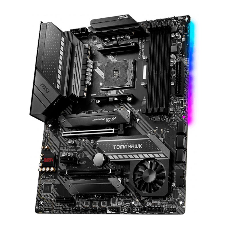 Купить MSI MAG X570 TOMAHAWK WIFI - Motherboard - ATX - Socket AM4 - AMD X570 Chipsatz - USB-C Gen2, USB 3.2 Gen 1, USB 3.2 Gen 2 - Bluetooth, 2.5 Gigabit LAN, Wi-Fi - Onboard-Grafik (CPU erforderlich) - HD Audio (8-Kanal) (7C84-001R) в магазине wardena.ru