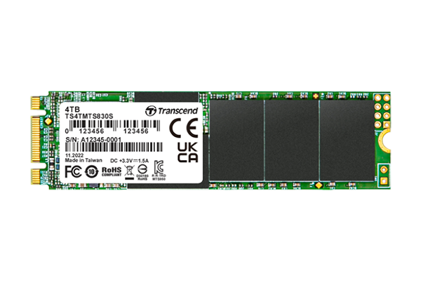 Купить Transcend 830S - SSD - 4 TB - intern - M.2 2242/2280 (M.2 2242/2280) - SATA 6Gb/s - integrierter Kühlkörper (TS4TMTS830S) в магазине wardena.ru