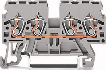 Купить WAGO 4-L-Durchgangsklemme 2,5qmm 870-831 grau 0,08-2,5qmm/4qmm 500V 6kV 870-831 (8700831) в магазине wardena.ru