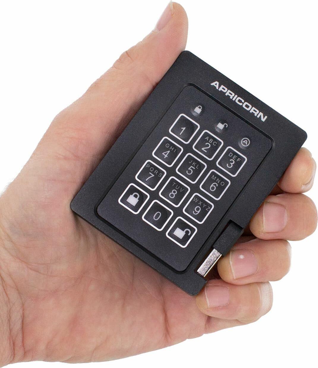 Купить Apricorn Aegis Padlock SSD - SSD - verschlüsselt - 4TB - extern (Stationär) - USB 3,2 Gen 1 - Puffer: 8MB - FIPS 140-2 Level 2, 256-bit AES-XTS - TAA-konform (ASSD-3PL256-4TBF) в магазине wardena.ru