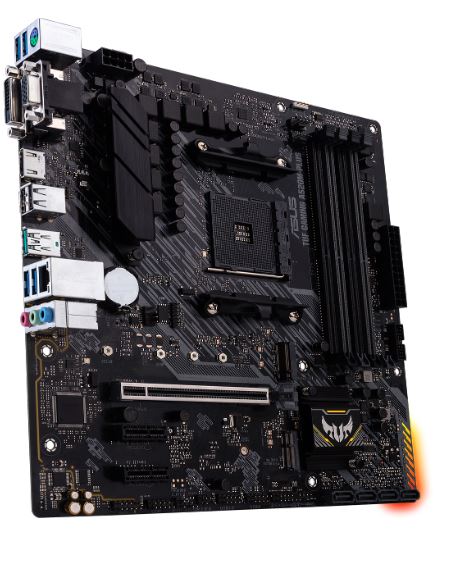 Купить ASUS TUF GAMING A520M-PLUS - Motherboard - micro ATX - Socket AM4 - AMD A520 - USB 3,2 Gen 1, USB 3,2 Gen 2 - Gigabit LAN - Onboard-Grafik (CPU erforderlich) - HD Audio (8-Kanal) (90MB14Y0-M0EAY0) в магазине wardena.ru