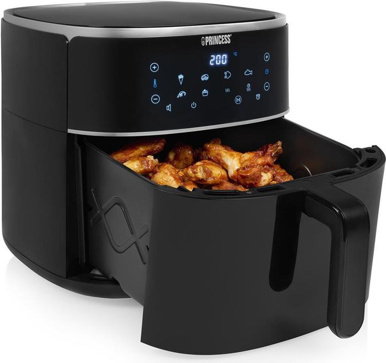 Купить Princess 01.182254.01.001 Digitaler Airfryer 8l - Heißluftfritteuse - 8 l - 200 °C - 8 Person(en) - Einzelbild - Schwarz (01.182254.01.001) в магазине wardena.ru