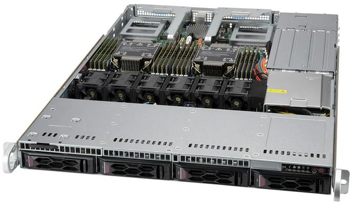 Купить Server Supermicro SYS-610C-TR-EU • CSE-LA15TS-R860AWP • X12DDW-A6-O • 1U IPMI в магазине wardena.ru
