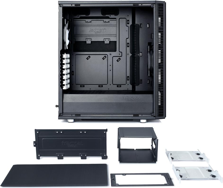 Купить Fractal Design Define C - Tower - ATX - ohne Netzteil (ATX) - Schwarz - USB/Audio (FD-CA-DEF-C-BK) в магазине wardena.ru