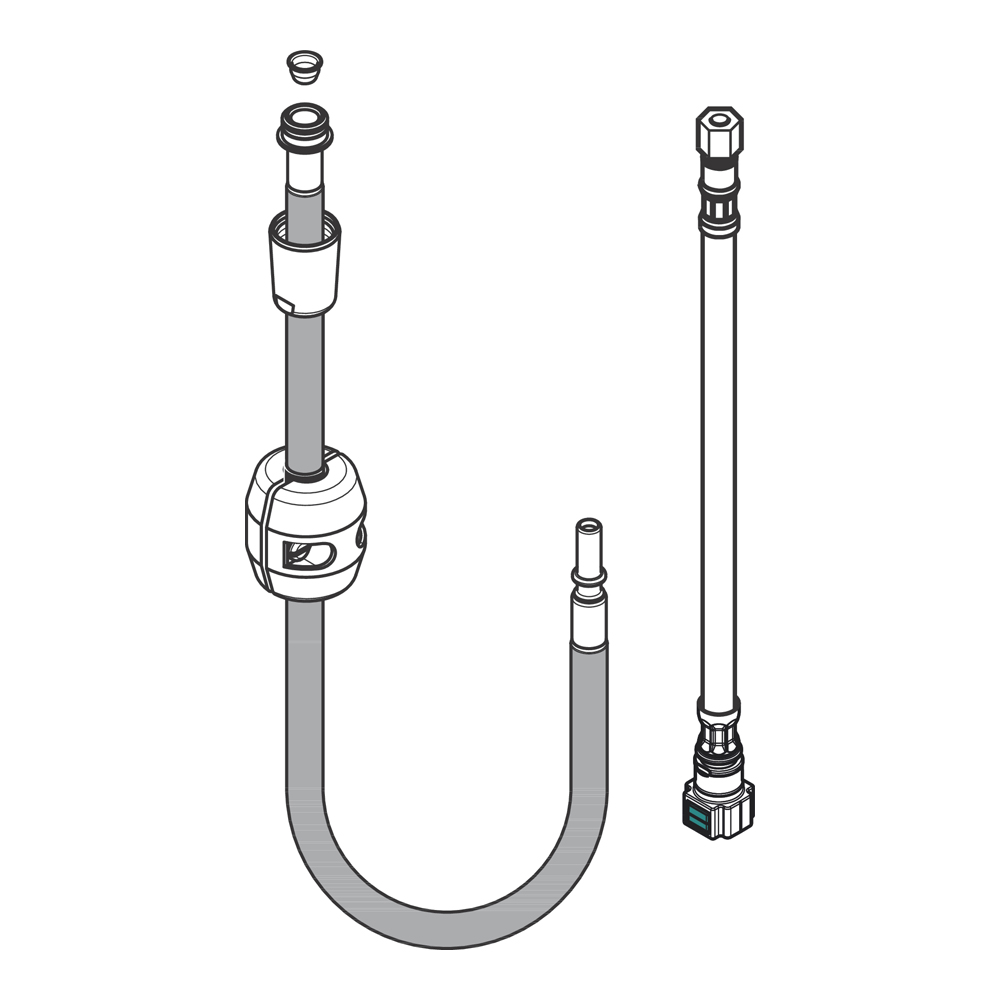 Купить Hansgrohe Соединительный шланг для шланга вытяжки 96921000 в магазине wardena.ru