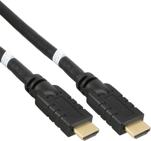 Купить INLINE - HDMI mit Ethernetkabel - HDMI (M) bis HDMI (M) - 30 m - Dreifachisolierung - Schwarz (17030P) в магазине wardena.ru