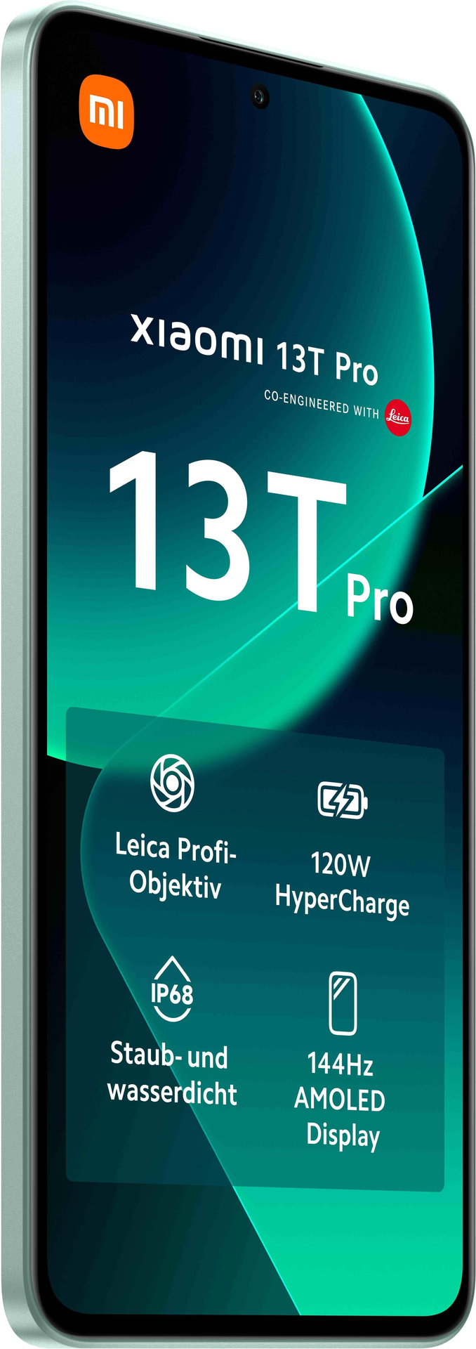 Купить Xiaomi 13T Pro 16,9 cm (6.67") Dual-SIM Android 13 5G USB Typ-C - 16 GB - 1,02 TB 5000 mAh - meadow green (MZB0FB8EU) в магазине wardena.ru