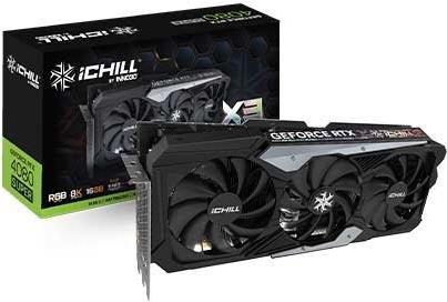 Купить Inno3D iChiLL GeForce RTX 4080 SUPER X3 - Grafikkarten - NVIDIA GeForce RTX 4080 SUPER - 16 GB GDDR6X - PCIe 4.0 x16 - HDMI, 3 x DisplayPort - Box (C408S3-166XX-187049H) в магазине wardena.ru