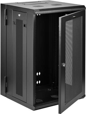 Купить StarTech.com 18HE 48,30cm (19")  Wand Netzwerkschrank - 40,5cm tiefes, mit Scharnieren versehenes, abschließbares IT/Netzwerk rack - inkl. Fachboden und perforierten Seitenwänden - vormontiert (RK1820WALHM) - Schrank für в магазине wardena.ru