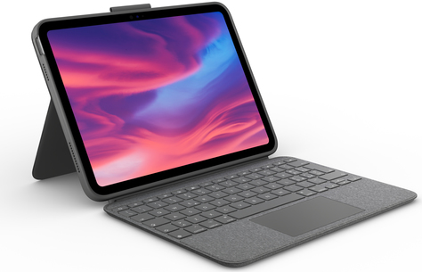 Купить Logitech Combo Touch - Tastatur und Foliohülle - mit Trackpad - hintergrundbeleuchtet - Apple Smart connector - QWERTY - Italienisch - Oxford Gray - für Apple 10.2"  iPad Wi-Fi, 10.5"  iPad Pro Wi-Fi, 10.9"  iPad Wi-Fi, (920-011438) в магазине wardena.ru