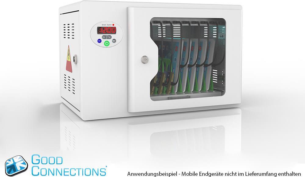 Купить Good Connections - Schrankeinheit (charge and secure) - für 10 Tablet-PCs / Mobiltelefone - verriegelbar - Stahl - Grau - freistehend - Ausgang: 5 V (PCT01-A10G) в магазине wardena.ru