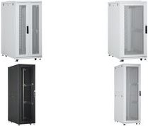 Купить Digitus Unique DN-19 SRV-42U-B-1 - Schrank - Schwarz, RAL 9005 - 42U - 48,3 cm (19") (DN-19 SRV-42U-B-1) в магазине wardena.ru