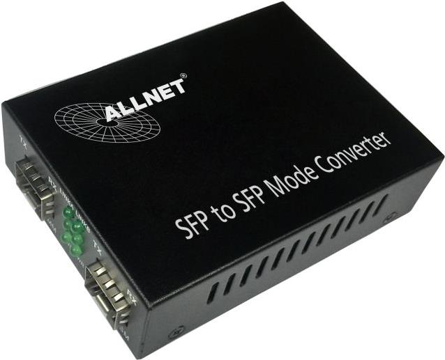Купить ALLNET 134409 1000Mbit/s Multi-Modus - Einzelmodus Schwarz Netzwerk Medienkonverter (ALL-MC108G-SFP-SFP) в магазине wardena.ru
