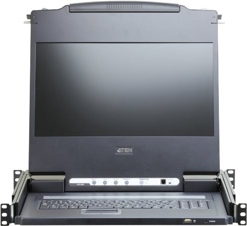 Купить ATEN CL6700MW - KVM-Konsole - Französisches Layout - USB - 43.9 cm (17.3") - Rack - einbaufähig - 1920 x 1080 Full HD (1080p) - HDMI, DVI-D, VGA - 1U (CL6700MW D) в магазине wardena.ru