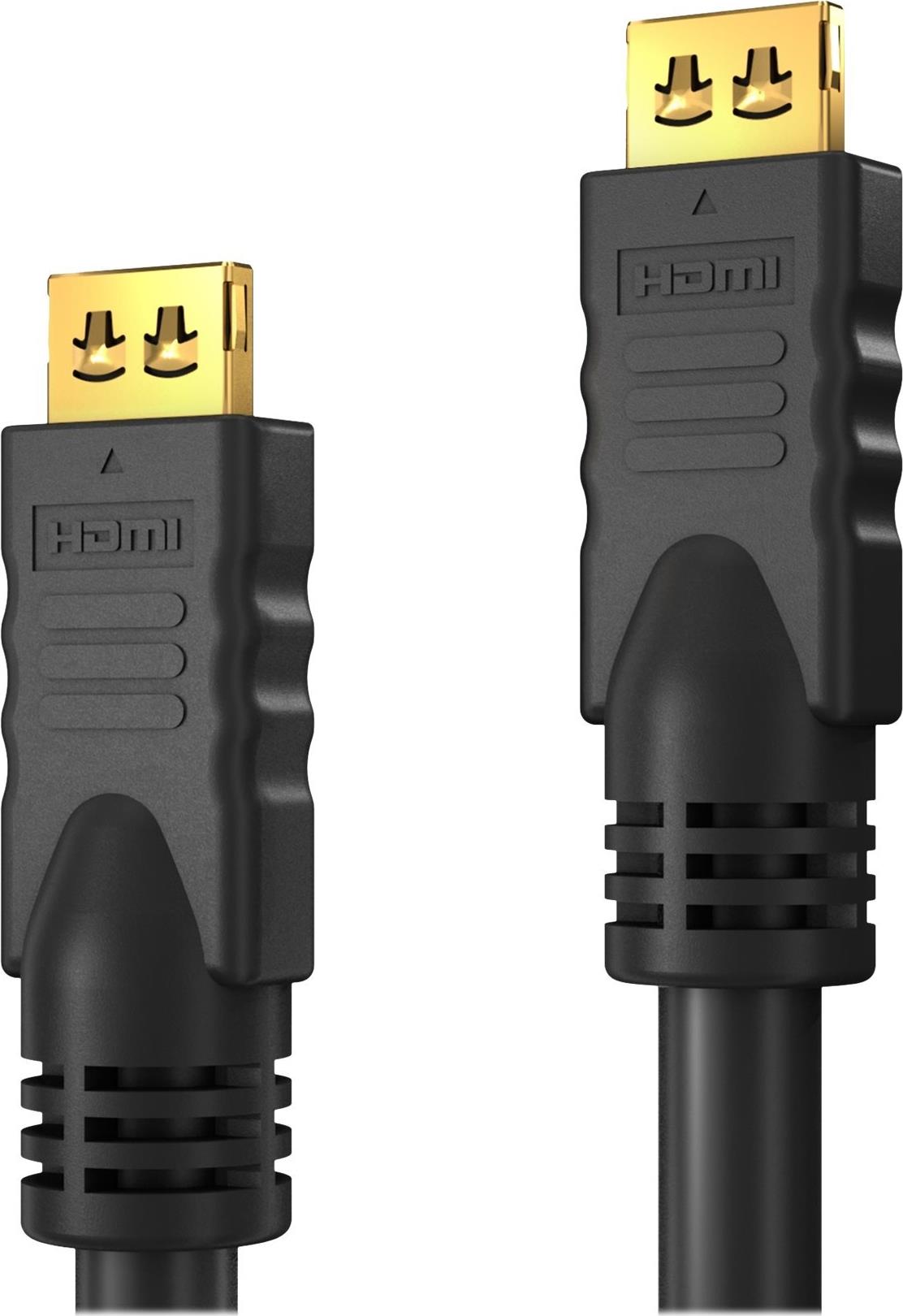 Купить PureLink PureInstall Series - HDMI-Kabel mit Ethernet - HDMI männlich zu HDMI männlich - 15 m - Dreifachisolierung - Schwarz - 4K Unterstützung (PI1005-150) в магазине wardena.ru