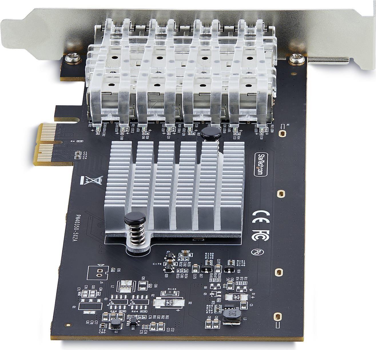 Купить StarTech.com 4-Port GbE SFP Network Card, PCIe 2.0 x2, Intel I350-AM4 4x 1GbE Controller, 1000BASE Copper/Fiber Optic, Quad-Port Gigabit Ethernet NIC, Desktop/Server Backplanes - Windows and Linux Compatible (P041GI-NETW (P041GI-NETWORK-CARD) в магазине wardena.ru
