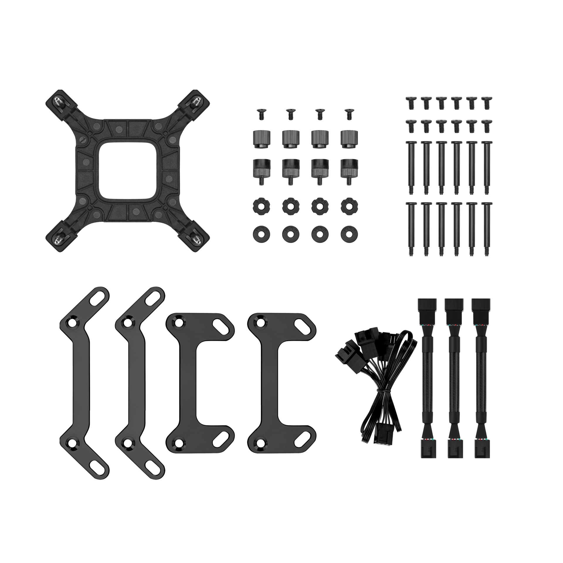 Купить Deepcool LS720S Zero Dark 360mm all black Water Cooler 3x FC120 120mm PWM High Performance - AMD Sockel AM4 (Ryzen) - AMD Sockel AM5 (Ryzen Zen4) - Intel Sockel 2066 (Kaby Lake X) (R-LS720-BKNNMM-G-1) в магазине wardena.ru