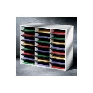 Купить Fellowes Post- und Broschüren Manager, 24 Fächer horizontal grau, zur Aufbewahrung und Sortierung von Post und Bro- (25041) в магазине wardena.ru