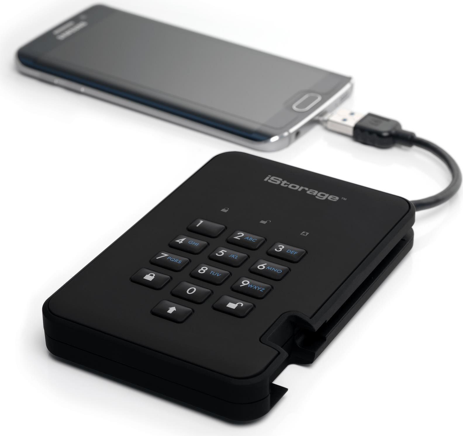 Купить iStorage diskAshur² - SSD - verschlüsselt - 8 TB - extern (tragbar) - USB 3.1 - FIPS 140-2 Level 3, FIPS 197, 256-bit SHA, 256-bit AES-XTS - Phantomschwarz - TAA-konform (IS-DA2-256-SSD-8000-B) в магазине wardena.ru