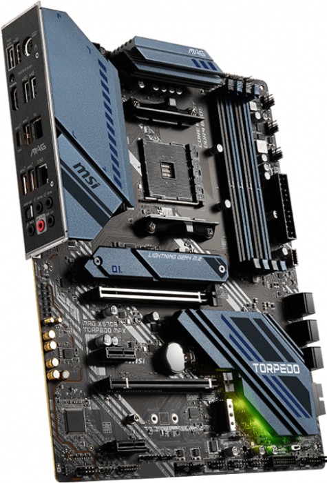 Купить MSI MAG X570S TORPEDO MAX - Motherboard - ATX - Socket AM4 - AMD X570 Chipsatz - USB-C Gen2, USB 3.2 Gen 1, USB 3.2 Gen 2 - Gigabit LAN, 2.5 Gigabit LAN - Onboard-Grafik (CPU erforderlich) - HD Audio (8-Kanal) (7D54-005R) в магазине wardena.ru