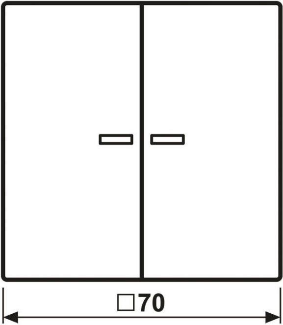 Купить Jung HOME Taster 2fach BTLS17102WW 1 (BTLS17102WW) в магазине wardena.ru