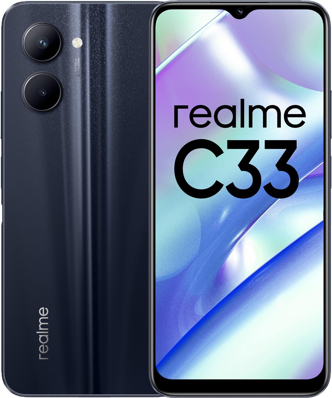 Купить Realme C33 - Smartphone - Dual-SIM - Triple-Kamera - front camera (6051491) в магазине wardena.ru