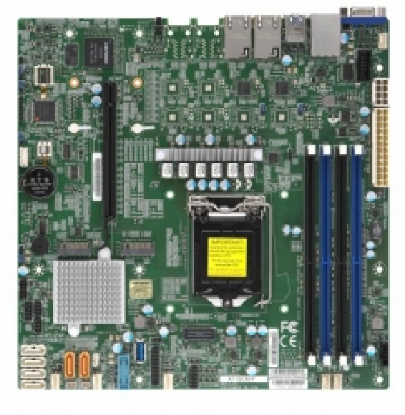 Купить Motherboard Supermicro MBD-X11SCM-F C246 LGA1151 Intel Xeon E-2100/E-2200 LGA1151 SATA M.2 DDR4 IPMI в магазине wardena.ru