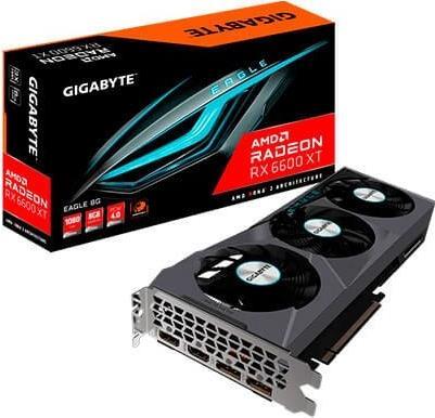 Купить Gigabyte Radeon RX 6600 XT EAGLE 8G - Grafikkarten - Radeon RX 6600 XT - 8 GB GDDR6 - PCIe 4.0 x16 - 2 x HDMI, 2 x DisplayPort (GV-R66XTEAGLE-8GD) в магазине wardena.ru