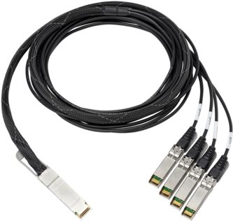 Купить Hewlett Packard Enterprise 100GB QSFP28 TO 4X25GB SFP28 3 (845416-B21) в магазине wardena.ru