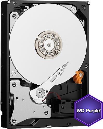 Купить WD Purple WD40PURX - Festplatte - 4 TB - intern - 3.5" (8.9 cm) - SATA 6Gb/s - Puffer: 64 MB - für My Cloud EX2, EX4 в магазине wardena.ru
