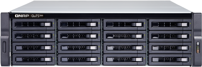 Купить QNAP TS-h1683XU-RP - NAS-Server - 16 Schächte - Rack - einbaufähig - SATA 6Gb/s - RAID 0, 1, 5, 6, 10, 50, JBOD, 5 Hot Spare, 6 Hot Spare, 60, 10-Hot-Spare, RAID TP - RAM 128 GB - Gigabit Ethernet / 10 Gigabit Ethernet / (TS-H1683XU-RP-E2236-128G) в магазине wardena.ru