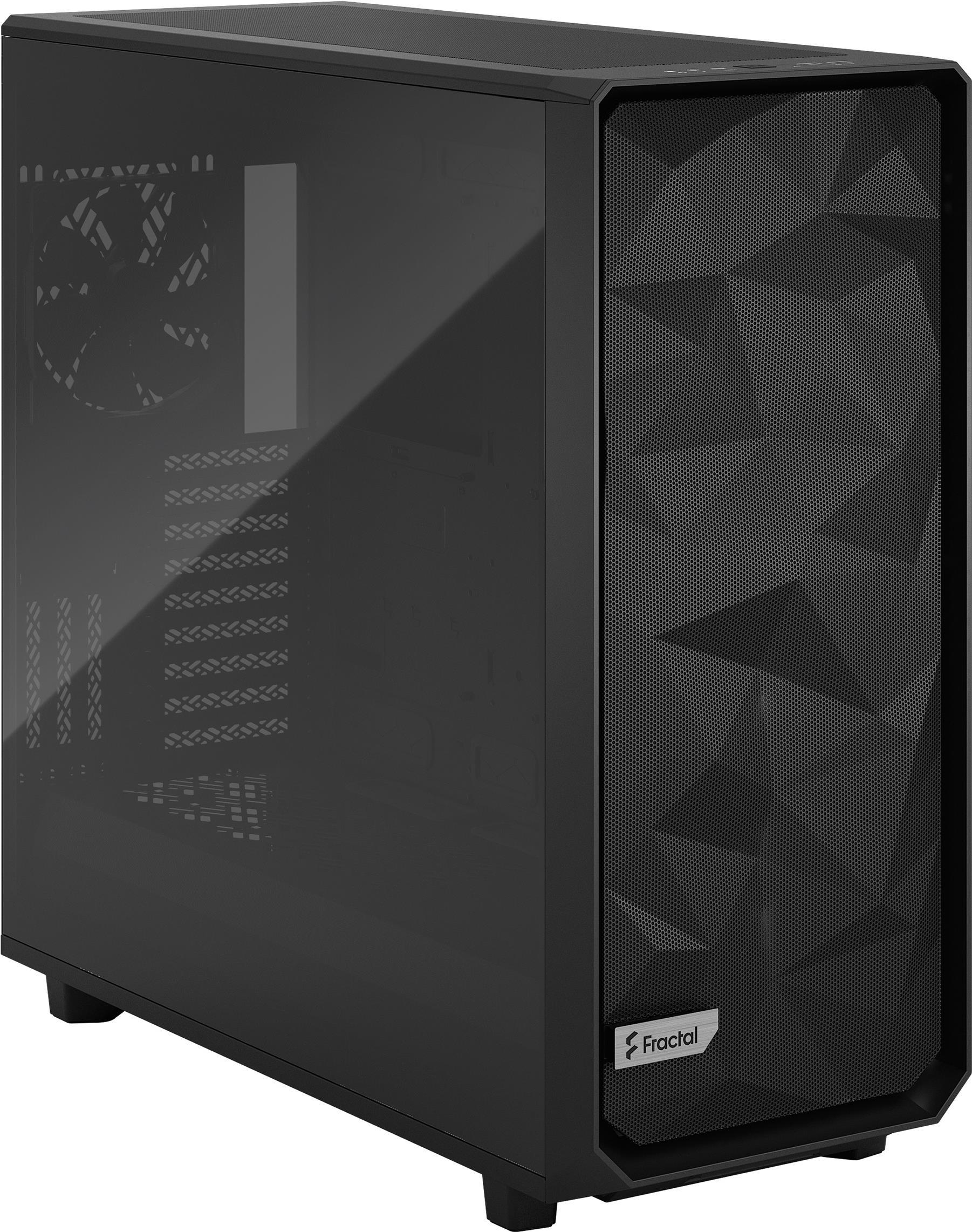 Купить Fractal Design Meshify 2 XL - Tower - verbessertes, erweitertes ATX - Seitenteil mit Fenster (gehärtetes Glas) - keine Spannungsversorgung (ATX) - Schwarz - USB/Audio (FD-C-MES2X-02) в магазине wardena.ru