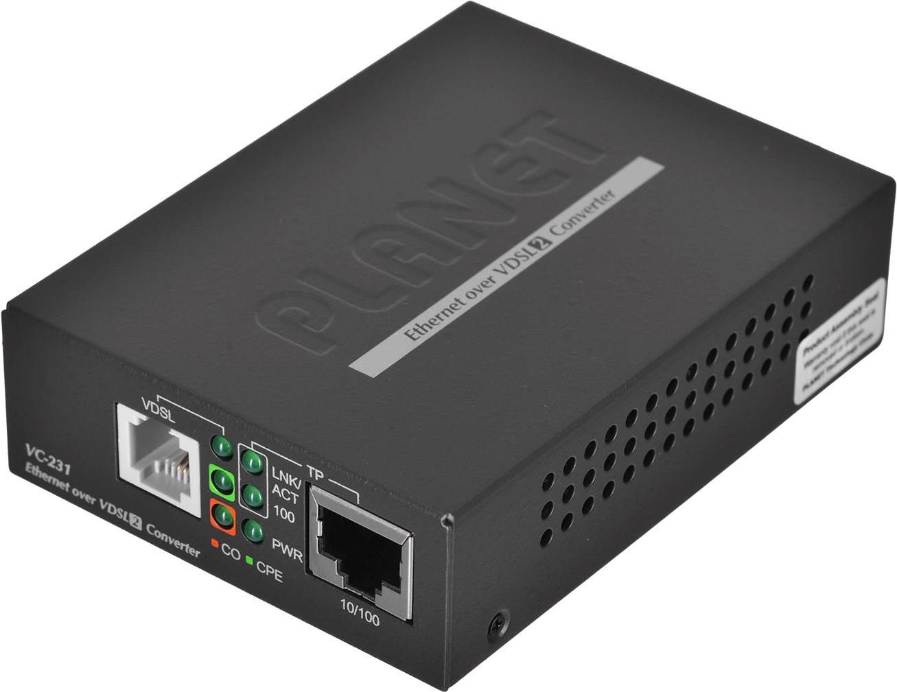 Купить PLANET VC-231-Konverter 1 x RJ-11 VDSL2, 1 RJ-45, 30A (VC-231) в магазине wardena.ru