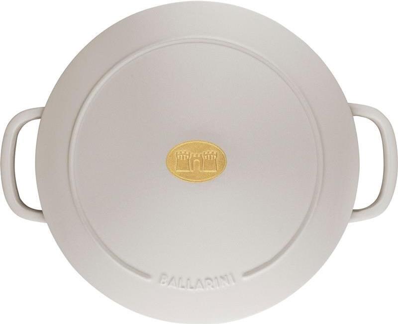 Купить BALLARINI BELLAMONTE runder Topf aus Gusseisen 75003-552-0 - 5,5 LTR Elfenbein Knochen (75003-552-0) в магазине wardena.ru