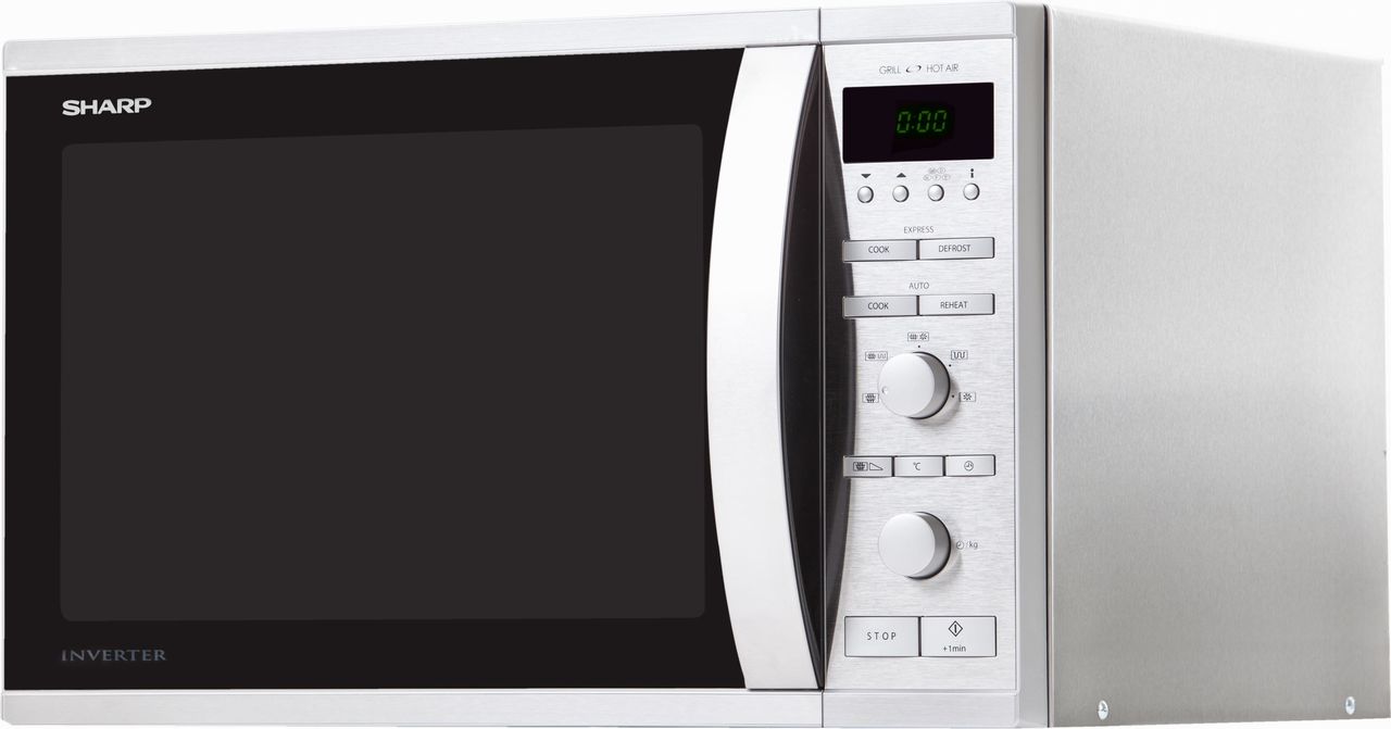 Купить Sharp R-941STW - Mikrowellenofen mit Konvektion und Grill - 40 Liter - 1050 W - rostfreier Edelstahl (R941STW) в магазине wardena.ru