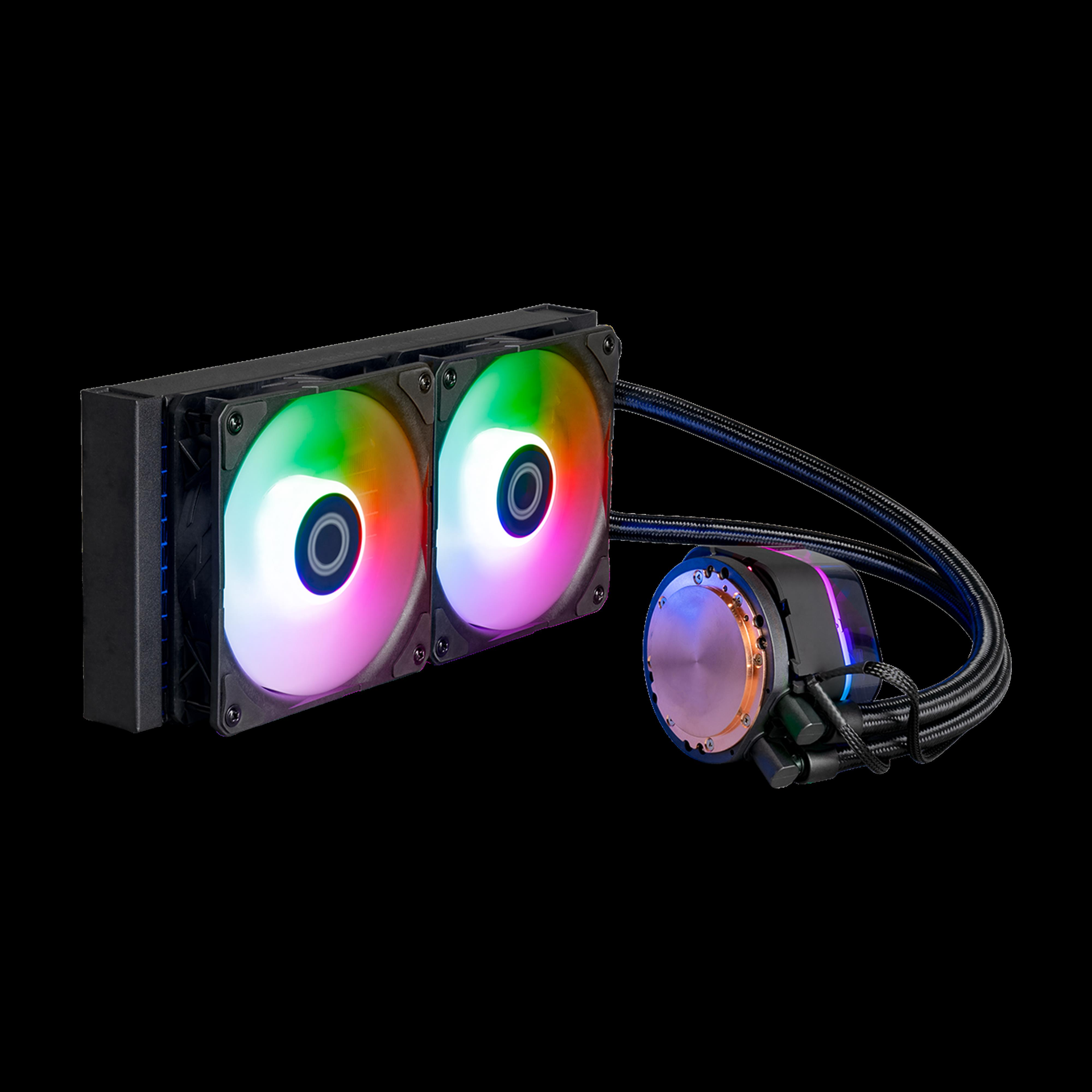 Купить Cooler Master MasterLiquid 240 ATMOS. Typ: Liquid cooling kit, Lüfterdurchmesser: 12 cm, Rotationsgeschwindigkeit (min.): 690 RPM, Rotationsgeschwindigkeit (max.): 2500 RPM, Geräuschpegel (hohe Geschwindigkeit): 27,2 dB, (MLX-D24M-A25PZ-R1) в магазине wardena.ru