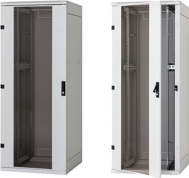 Купить TRITON 48,30cm (19") Netzwerkschrank, 42 HE, Breite 600 mm, Tiefe 1000 mm, Schrank komplett verschraubt (zerlegbar), 4 Stück 48,30cm (19") Profilschienen stufenlos tiefenverstellbar, abschließbare Fronttür mit 4 mm Siche (62601004) в магазине wardena.ru