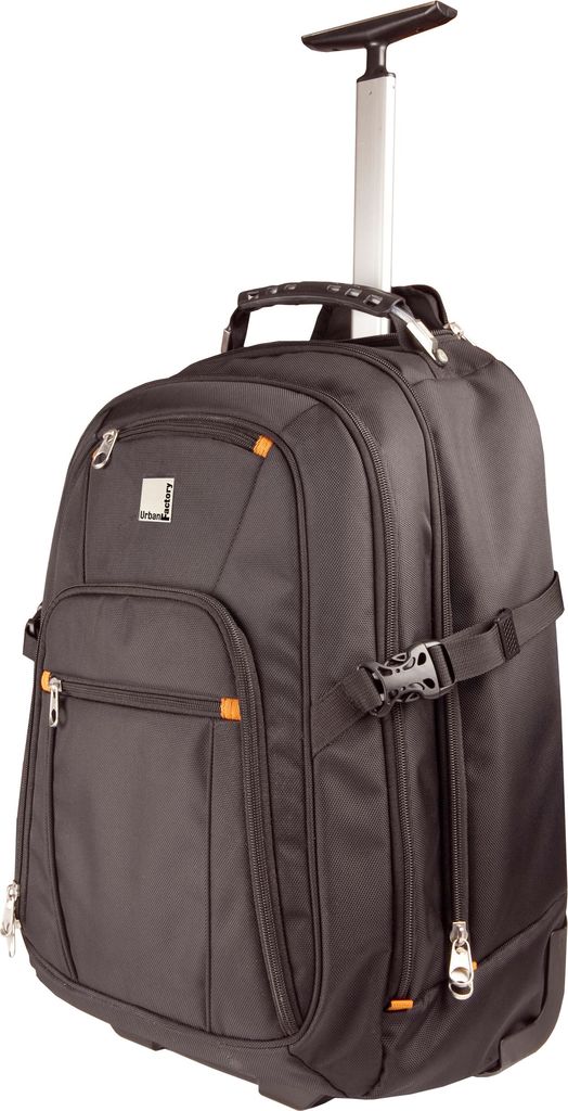 Купить Urban Factory Union Backpack Trolley Vs 2 Notebooktasche 39,6 cm (15.6" ) Trolley-Koffer Schwarz (TPB06UF) в магазине wardena.ru