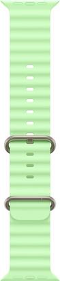 Купить Apple 49mm Neon Green Ocean Band - Natural Titanium Finish (MGCF4ZM/A) в магазине wardena.ru