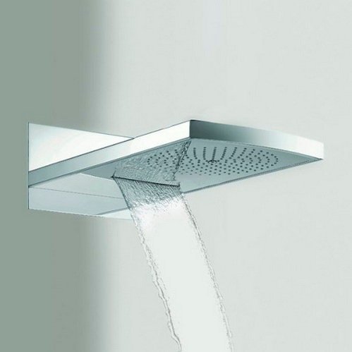 Купить Hansgrohe Raindance Rainfall Overhead Shower 2jet верхний душ хром-белый матовый 28433400 в магазине wardena.ru