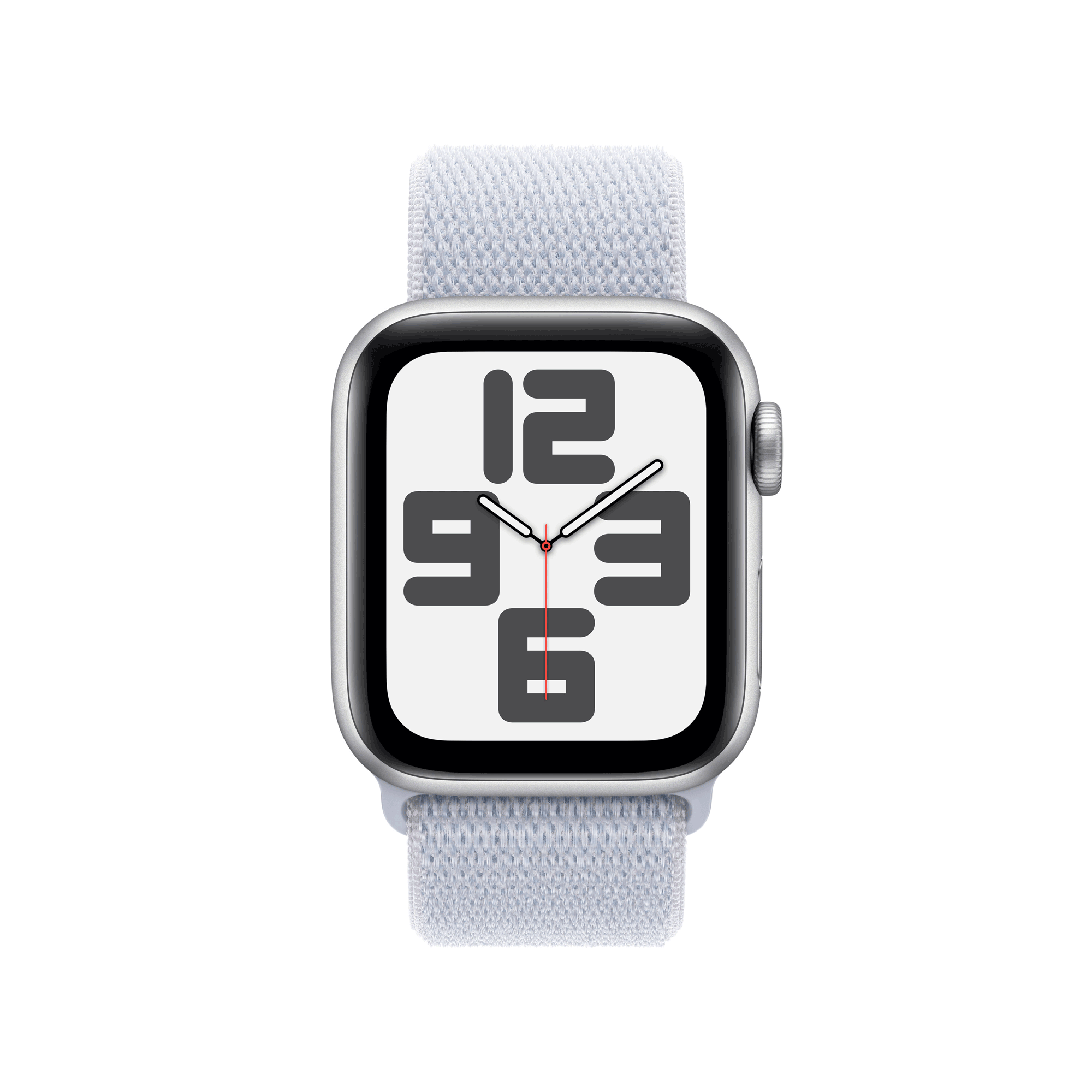 Купить Apple Watch SE GPS 40mm Silver Aluminium Case mit Blue Cloud Sport Band (MXEE3QF/A) в магазине wardena.ru